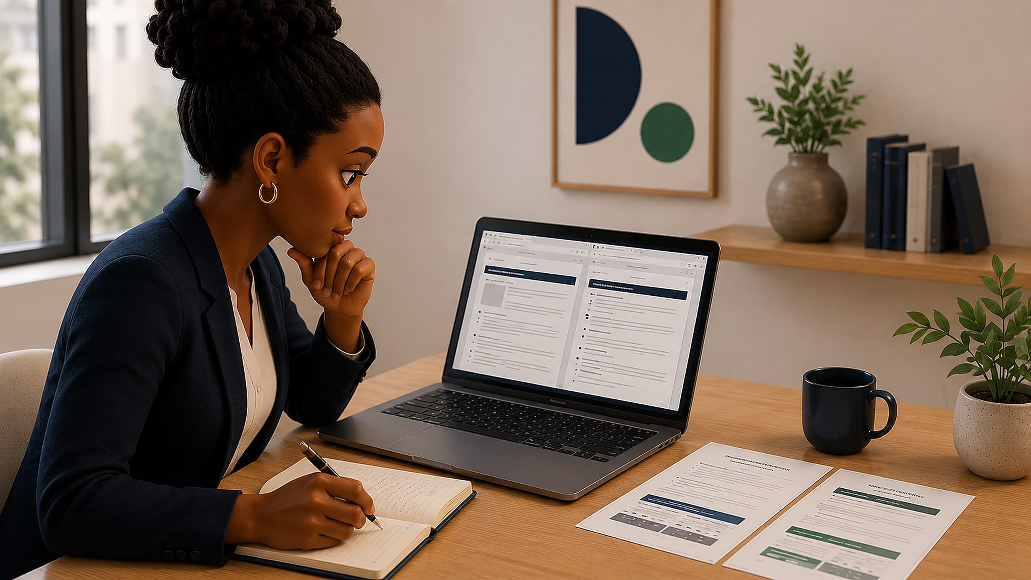 A buyer researching and comparing coaching credential routes