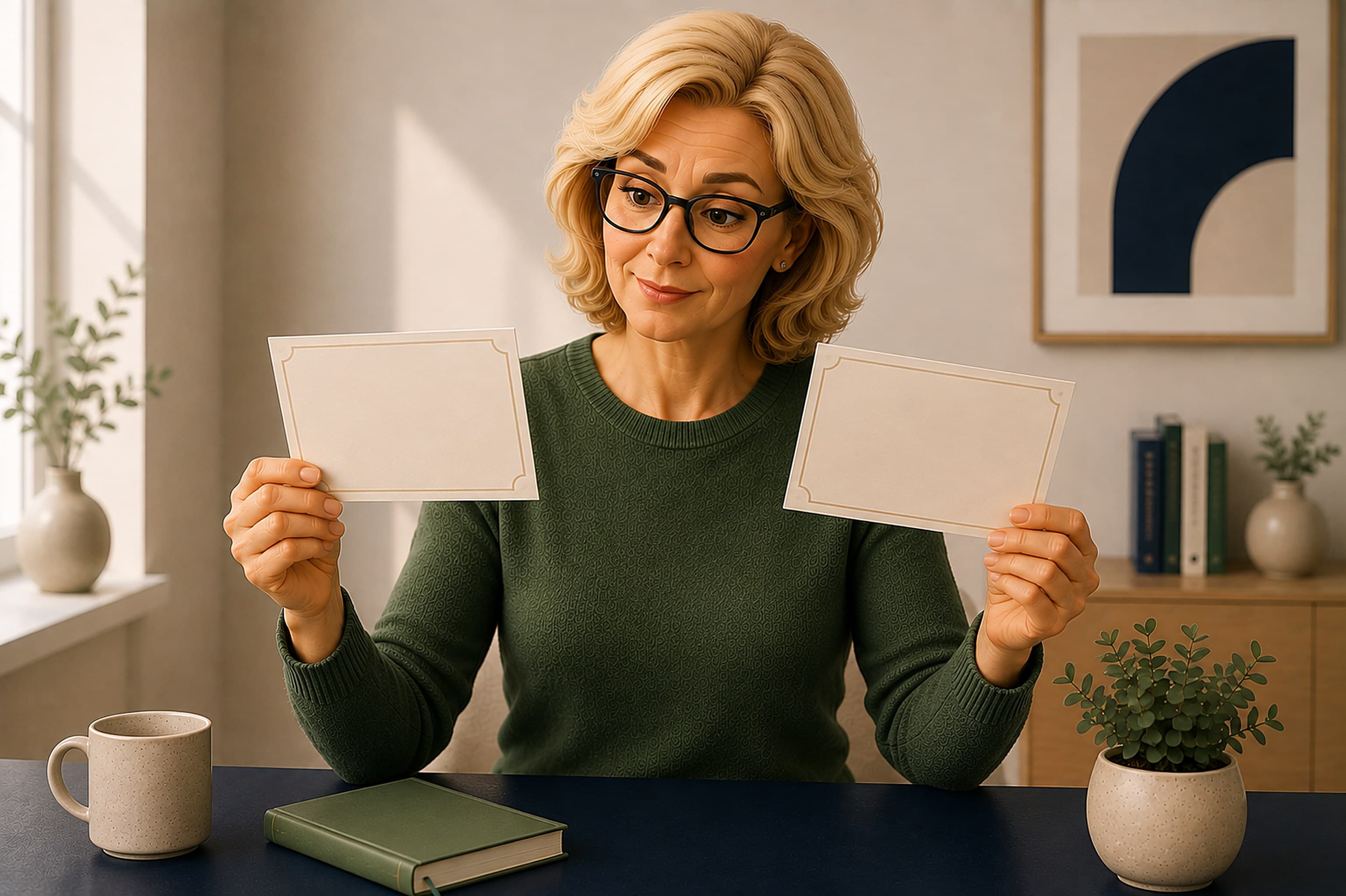 A buyer comparing an ACC credential card against a higher-level credential