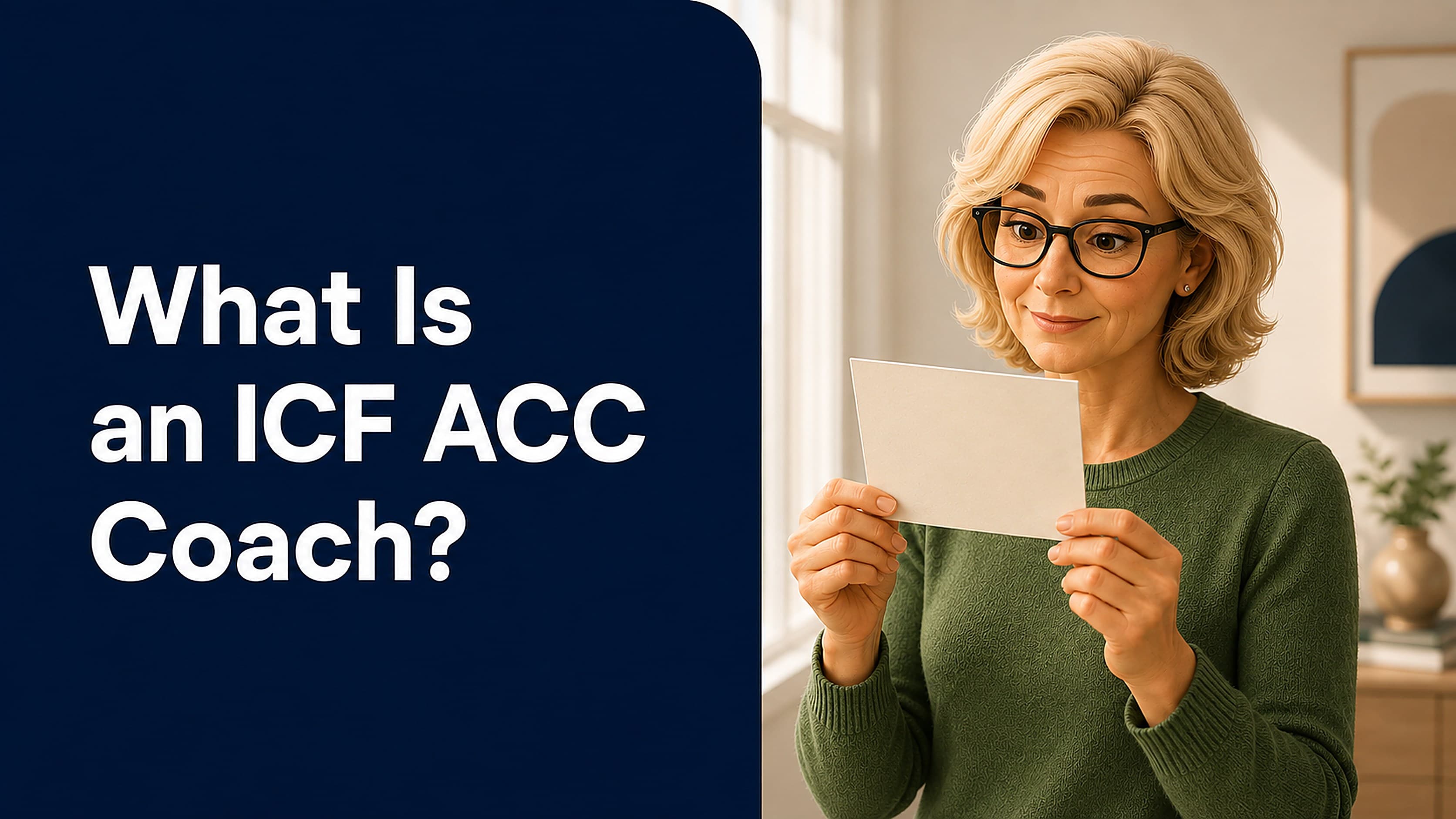 What Is an ICF ACC Coach?