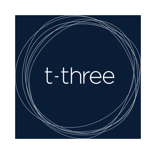 T-three logo